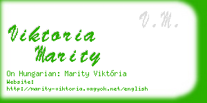 viktoria marity business card